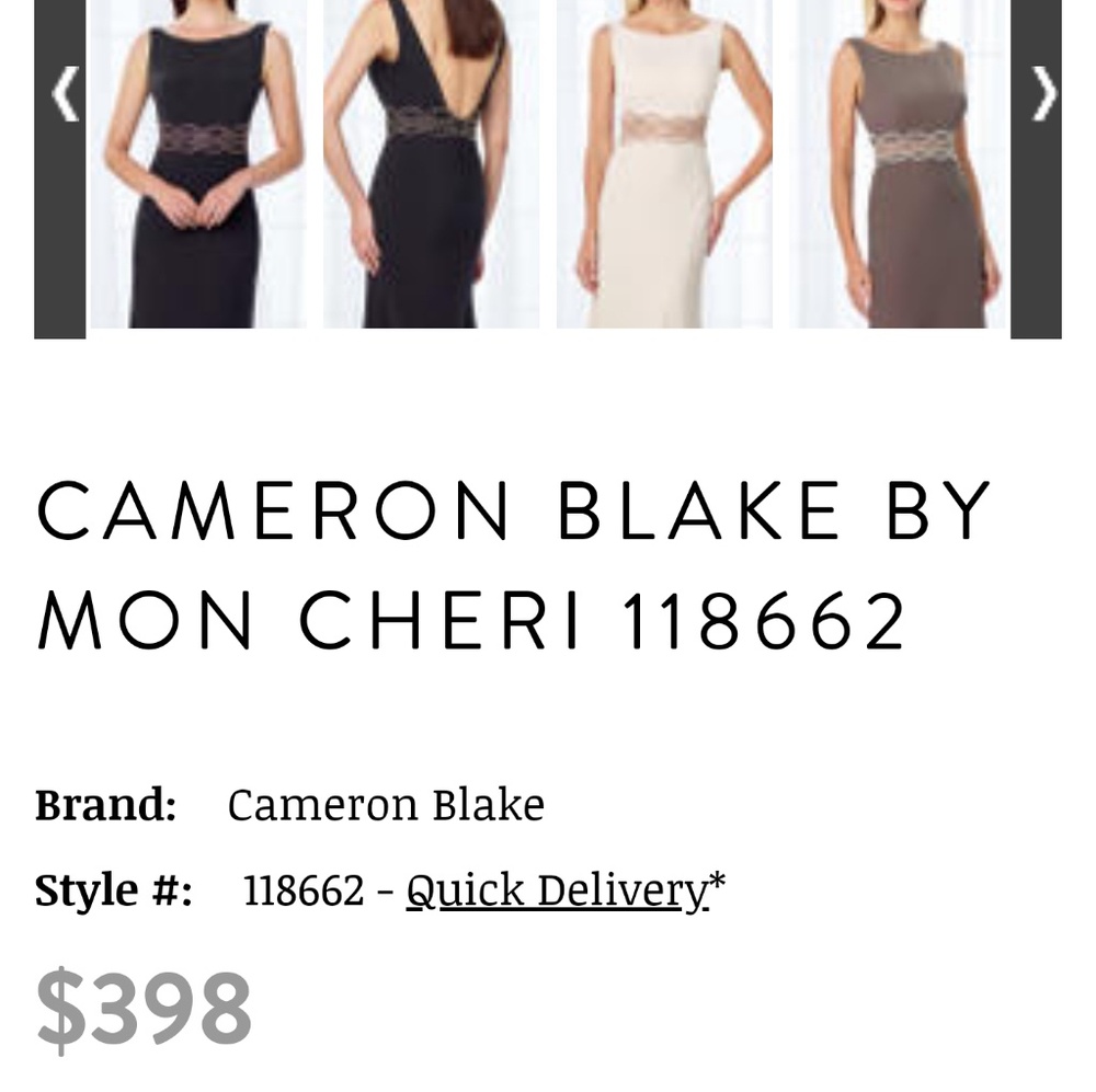 Cameron Blake formal gown
